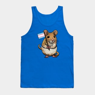 Mouse With Trans Flag Tank Top